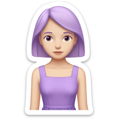 lilac eating disorder sticker