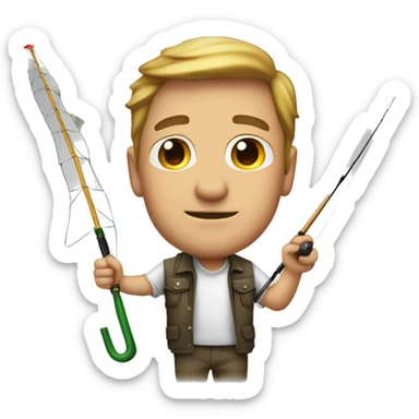 The guy from the commercial with a dollar on fishing rod where he says I got you a dollar and ooh you got to be quicker than that sticker