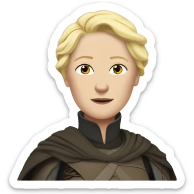 Lady Brienne of Tarth strong woman sticker