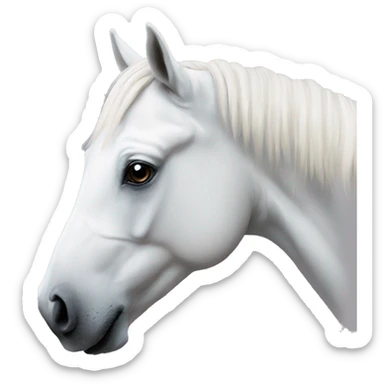 White Horse  sticker