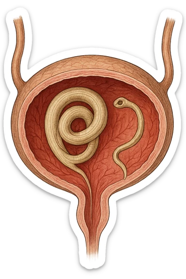 parassita nella vescica sticker