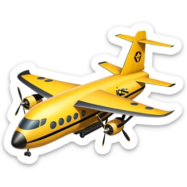 earliest bumblebee flying wing airliner flying for the first time observation deck for passengers long quadruple winged  sticker