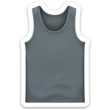 Tank Top in Slate Gray sticker