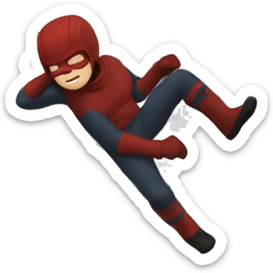 Daredevil falling  sticker