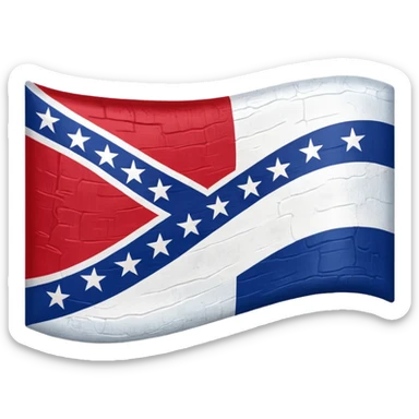 St. Croix, Virgin Islands flag sticker