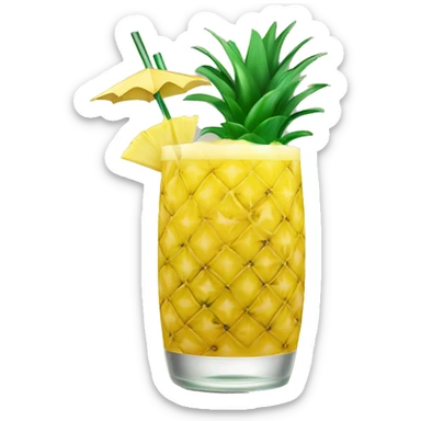 Pineapple cocktail  sticker