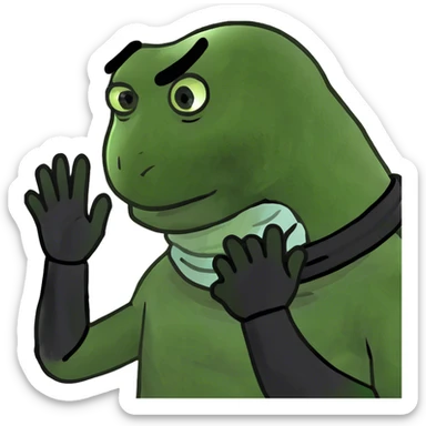 Hands that are chocking someone  sticker