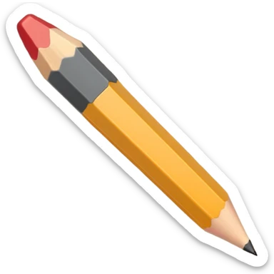 buying a pencil sticker