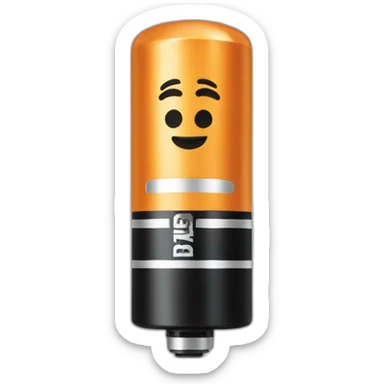 Duracell whistle sticker