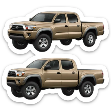 2003 toyota tacoma Ext can tan sticker