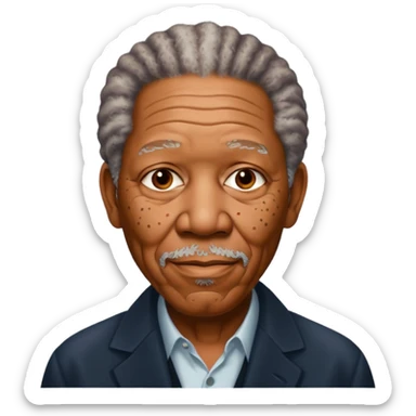 Morgan Freeman sticker