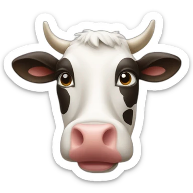 Vache qui tire la langue sticker
