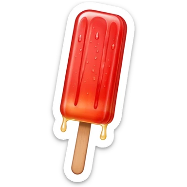 Elado de agua rojo sticker