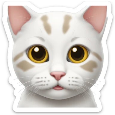 not hehe kitten sticker