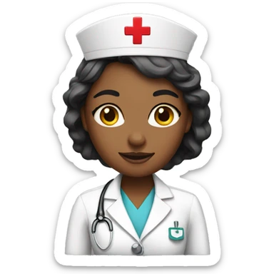 nurse queen sticker