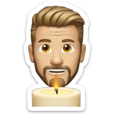 Candle David Beckham sticker
