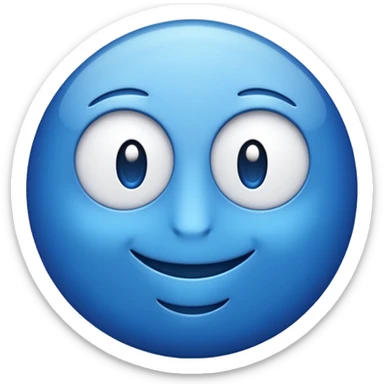 Téléphone iPhone 13 bleu sticker