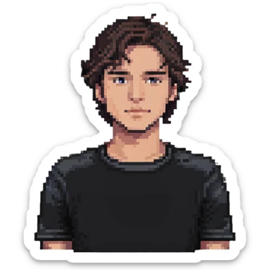young man sticker