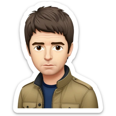 Noel Gallagher  sticker