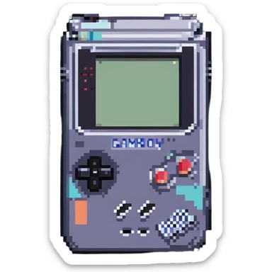 1930s style cartoon gameboy console character

 sticker