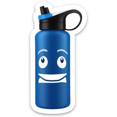 Gym water bottle sticker