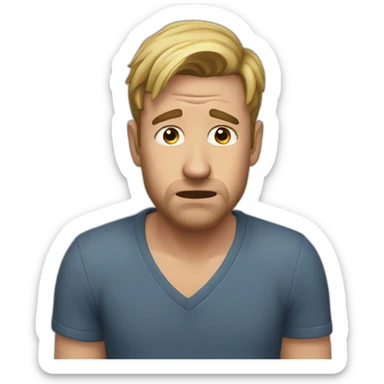 Nick Bradshaw crying sticker