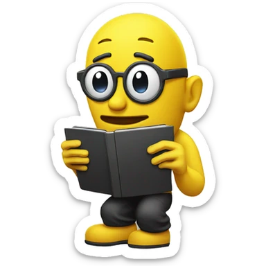 a yellow dude with is mind blown and a ps5 on top sticker