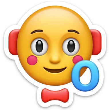 the word 'ton' as a creative emoji style icon sticker