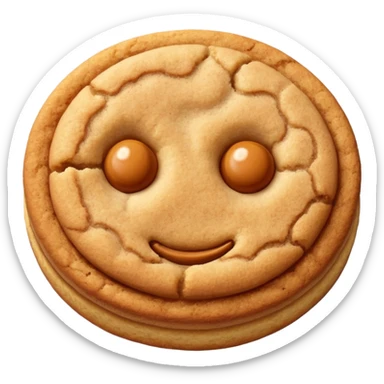 snickerdoodle cookie with cinnamon sugar coating sticker