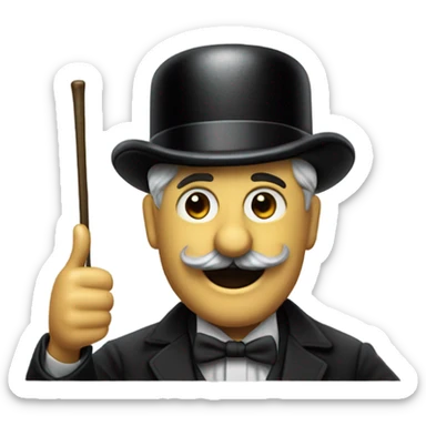 Charlie Chaplin thumbs up sticker