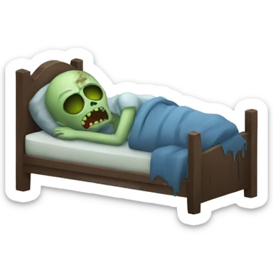zombie Sleep sticker