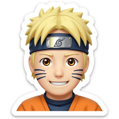 naruto says dattebayo sticker