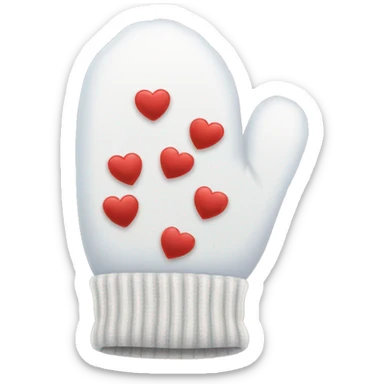 Elegant mittens sticker