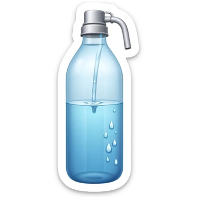 Botella de agua sticker