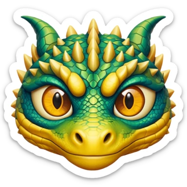 dragon eyes sticker