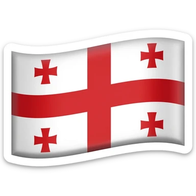 flag of Georgia sticker