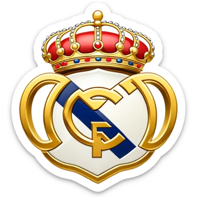 Réal Madrid logo sticker