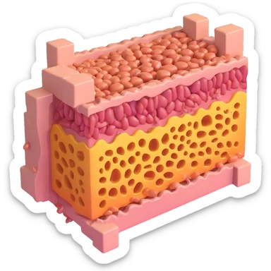 3D cross-sectional view of biological membrane with visible phospholipid bilayer, proteins, cholesterol, carbohydrate chains, rendered with depth, labeled components, educational and realistic style, no organelles sticker