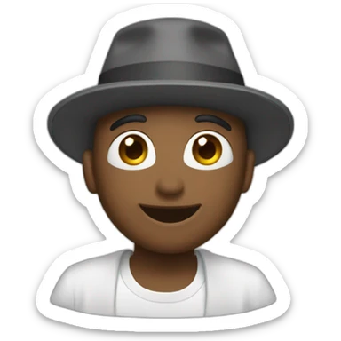 Lufie qui fait un doigt d'honneur sticker