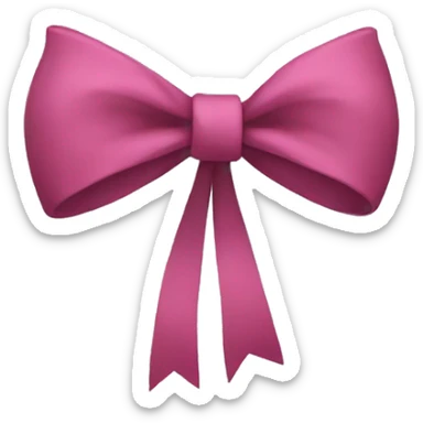 Bow sticker