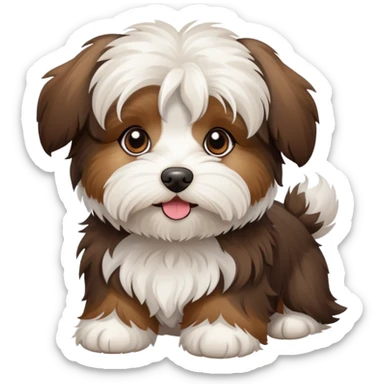 Havanese dog sticker