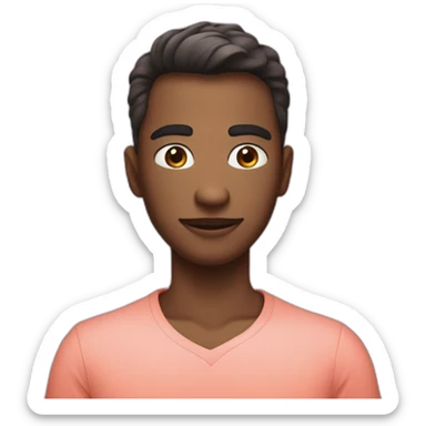 Coeur avec un dégradé sticker