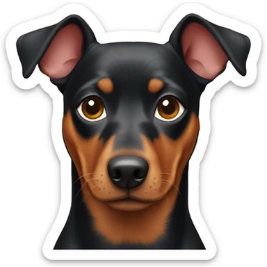 zwergpinscher sticker