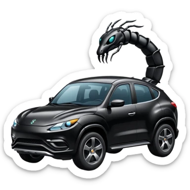 Scarpio car emoji sticker