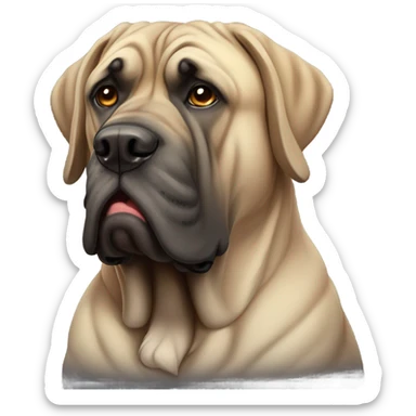 English mastiff sticker