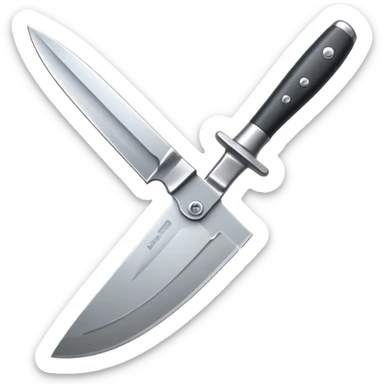 knife verticle  sticker