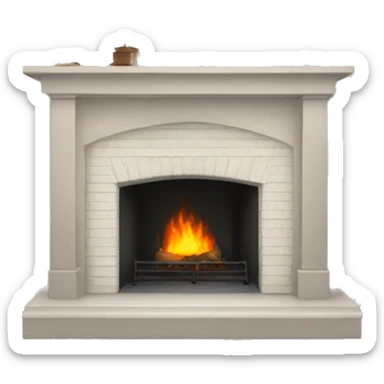 Fireplace  sticker