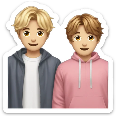 Me and Taehyung from BTS sticker