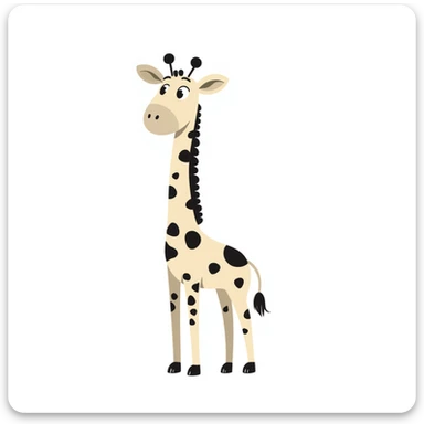 giraffe sticker