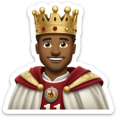 Jalen hurts king sticker